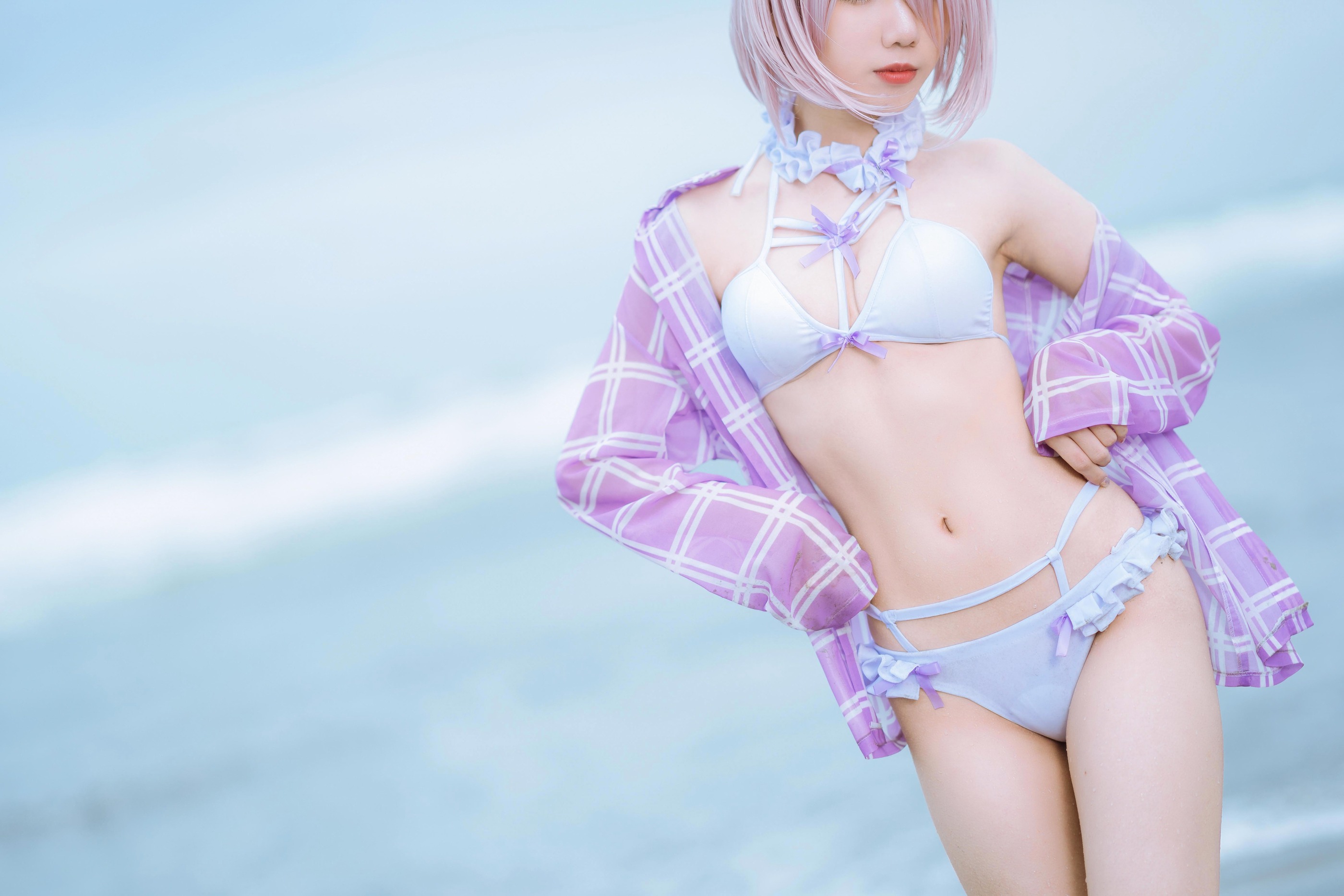 图片[1]-果咩酱w – NO.018 海边玛修 [35P]-XikXak